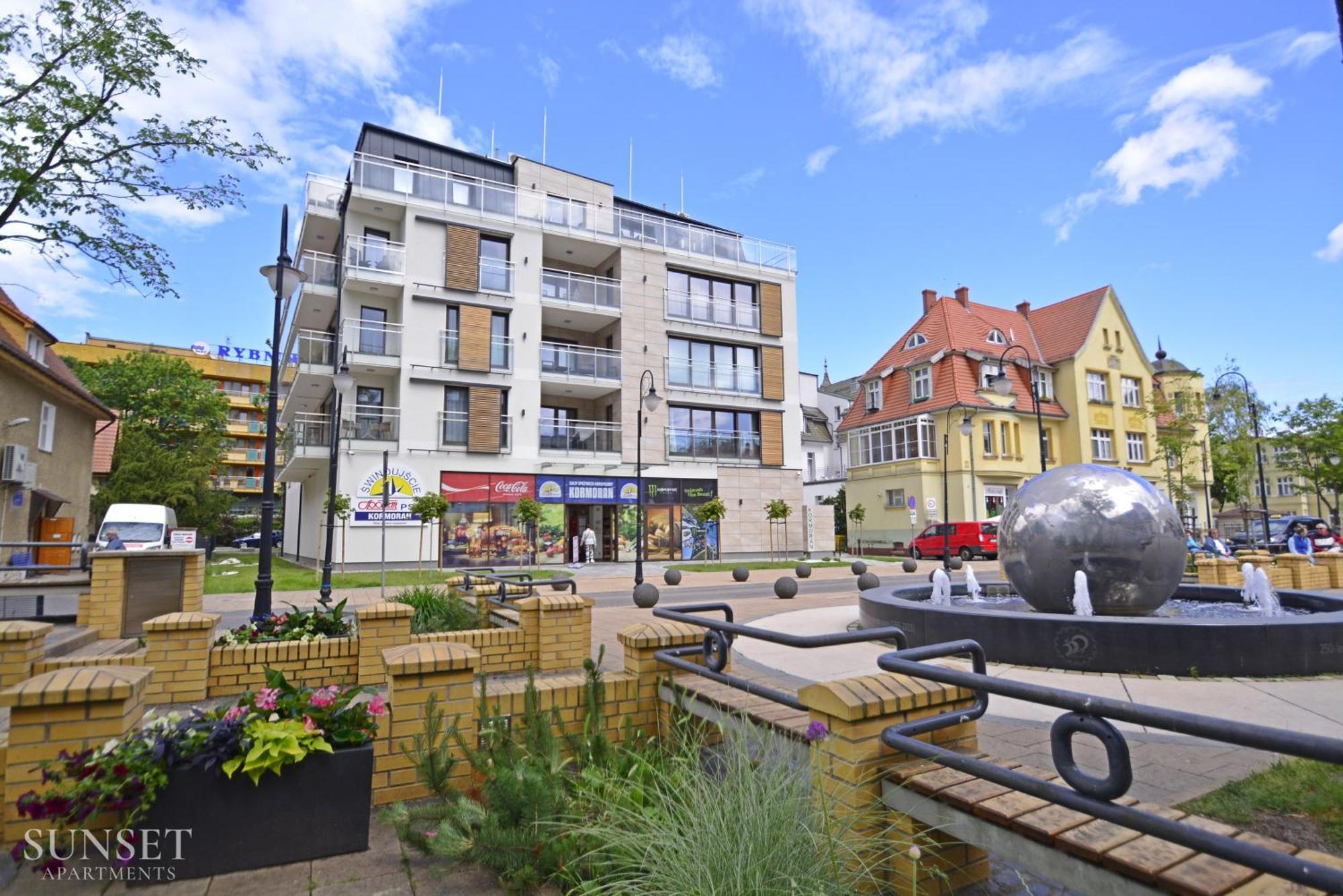 Sunset Apartments - Kormoran - Plaza 300M Svinoústí Exteriér fotografie